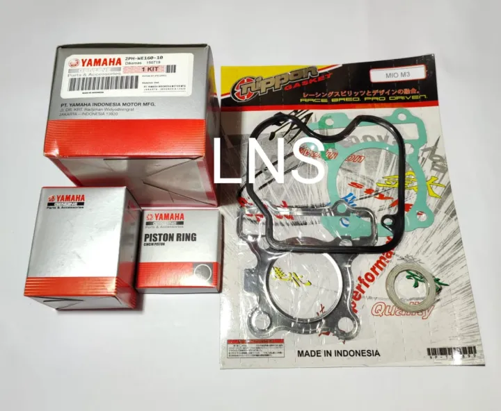 PISTON KIT MIO M3 MIO Z MIO SOUL GT 125 STANDART PLUS PAKING TOPSET