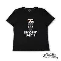 Karl Lagerfeld graphic cotton O-neck T-shirt for men