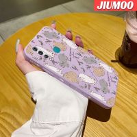 JIUMOO เคส Z5x สำหรับ Vivo Z1 Pro เคสซิลิโคนนิ่มลายดีไซน์ใหม่กระต่ายมีชีวิตชีวาเคสขอบสี่เหลี่ยมด้านข้างบางเคสมือถือเคสป้องกันการกระแทก