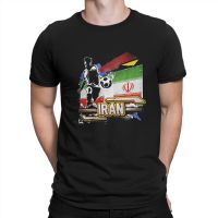 World Cup Soccer Unique Tshirt Iran National Football Team T Shirt Stuff For Men Gildan