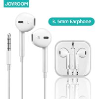 【Undine earphone】Joyroom หูฟังอินเอียร์,หูฟังอินเอียร์สเตอริโอขนาด3.5มม. สายหูฟังพร้อมไมโครโฟนอเนกประสงค์หูฟัง Hi-Fi สำหรับกีฬาไดรเวอร์เสียงเบสหนัก