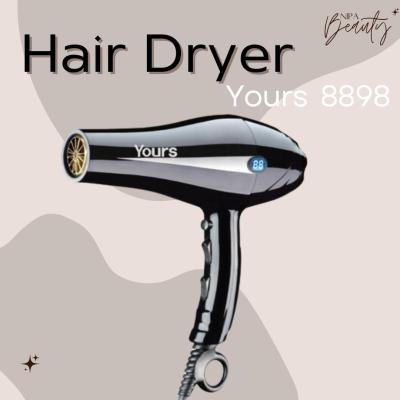 เครื่องเป่าผม Hair Dryer Yours 8898 กำลัง2400W เทคโนโลยีจอแสดงผลดิจิตอล