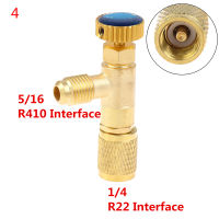 kangsiwen Air conditioning repair liquid safety valve R410A R22 1/4" 5/16" Safety Adapter