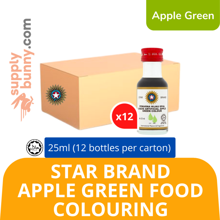 KLANG VALLEY ONLY Star Brand Artificial Apple Green Food Colouring