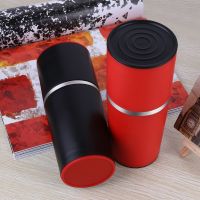 Portable Coffee Maker 4 in 1 Stainless Camping Travel Manual Easy Coffee Grinder Coffee Mug Percolator Set