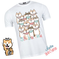 เสื้อยืดลายหมาชิบะ Shiba inu dog T-shirt