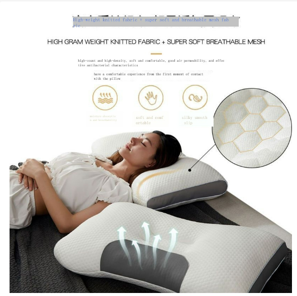 3D SPA Honeycomb Massager Pillow To Protect Cervical Spine Pillow