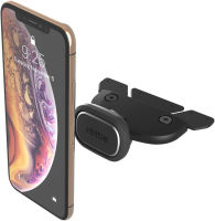 iOttie iTap 2 Magnetic CD Slot Car Mount Holder, Cradle for IPhone Xs Max R 8 Plus 7 Samsung Galaxy S10 E S9 S8 Plus Edge Note 9 &amp; Other Smartphones , Black CD Slot Mount