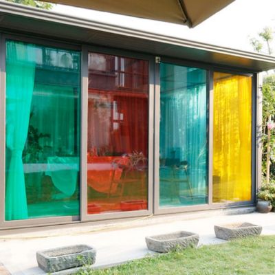 Colourful Window Sticker Self-Adhesive Privacy Protection Two-Way Perspective Glass Decoration Heat Control Tint-Film