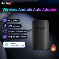 CarlinKit 4 Android Auto Wireless Adapter Plug and Play Wired to Wireless AA Dongle for Android Auto Compatible Car and Stereo