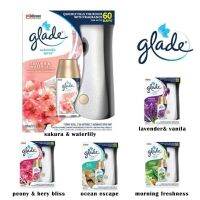 Glade automatic spray เครื่องพ่นสเปรย์น้ำหอมอัตโนมัติ 3อิน1( รีฟิล+เครื่อง+ุถ่าน2ก้อน)