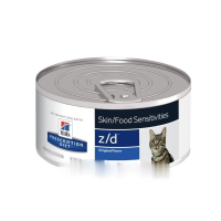 [ส่งฟรี]Hill’s z/d cat ขนาด 5.5 oz. หมดอายุ 02/2024 อาหารกระป๋องสำหรับแมวเป็นภูมิแพ้อาหาร