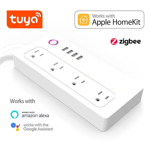 HomeKit Smart Power Strip v2.0 (4 Sockets, 4 USB) Apple Homekit Compatible Lazada PH