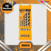 INGCO AKD3051 ชุดดอกสว่านเจาะปูน 5 ตัวชุด ( Masonary Drill Bit Set ) - ดอกสว่านเจาะคอนกรีต / ดอกเจาะปูน