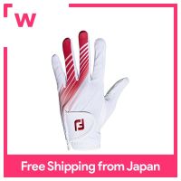 [FootJoy] ถุงมือกอล์ฟใจเย็นๆอดีตสีขาว/สีแดง22ซม