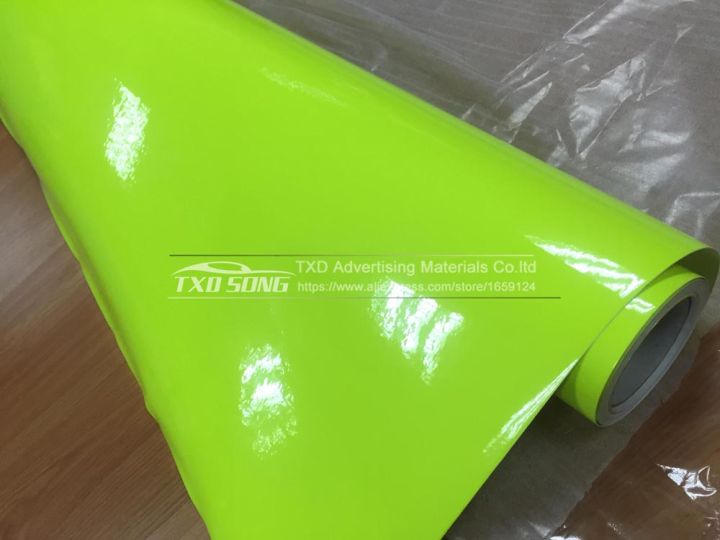 premium-quality-glossy-fluorescent-yellow-vinyl-sticker-with-air-free-bubble-fluorescent-vinyl-wrap-film-for-car-body-decoration