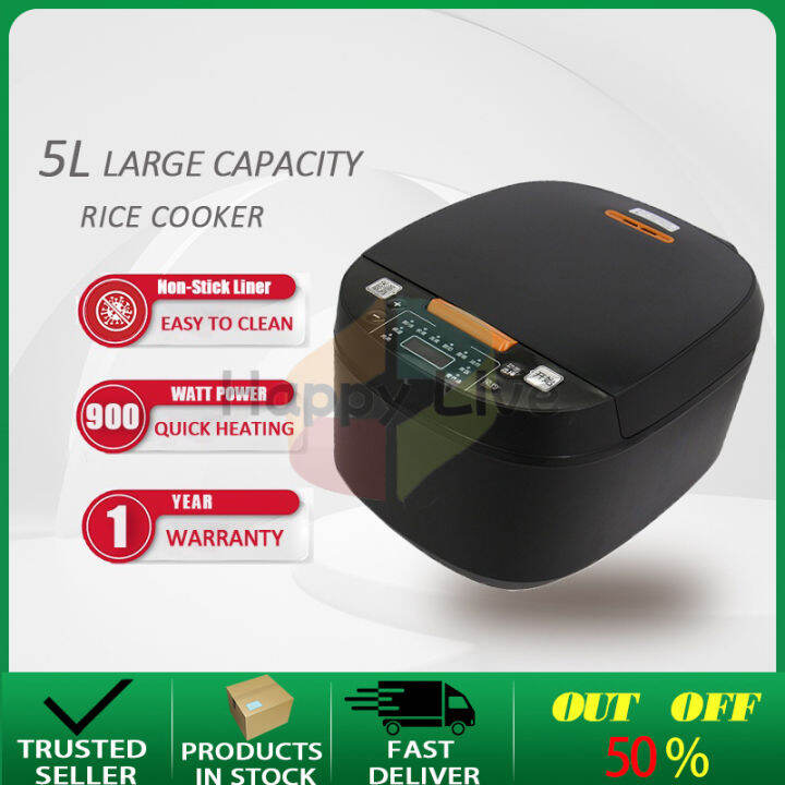 (Germany)5L largecapacity rice cooker, keep warm, smart timer