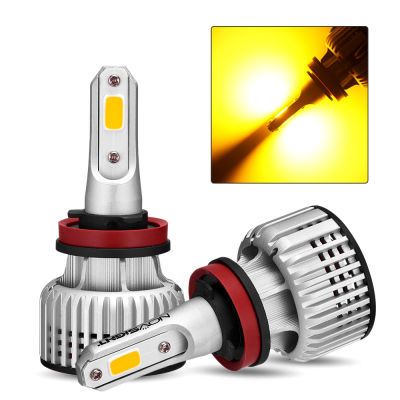 NOVSIGHT H7 led Car lamps 6500K 72W 10000LM Pair H4 H11 H1 H13 9005 9006 H3 9007 Light For Replace Bulb On Cars No Fan No Noise