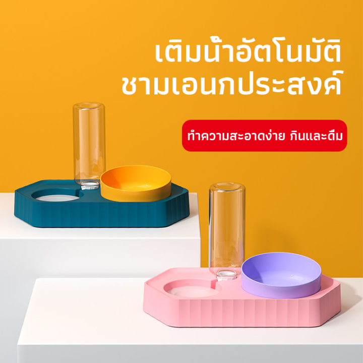 ชามอาหารสัตว์เลี้ยง-กันมดได้-ชามกันมด-ชามน้ำอัตโนมัติ-ชามอาหารแมว-ชามอาหารแมว-สำหรับสัตว์เลี้ยง