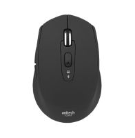 เมาส์ไร้สาย Anitech Bluetooth and Wireless Mouse W226 Black/Blue รับประกัน 2 ปี