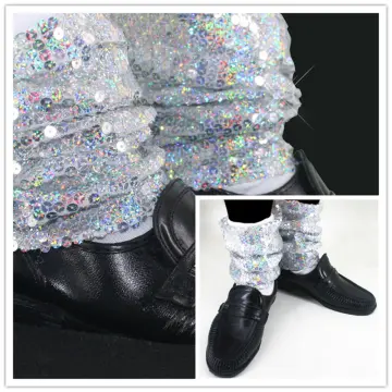 New Michael Jackson Billie Jean Suits Sequin Kids Adults Mj Jacket+pants+ glove+socks Show Black Sequined Pacthwork - Cosplay Costumes - AliExpress