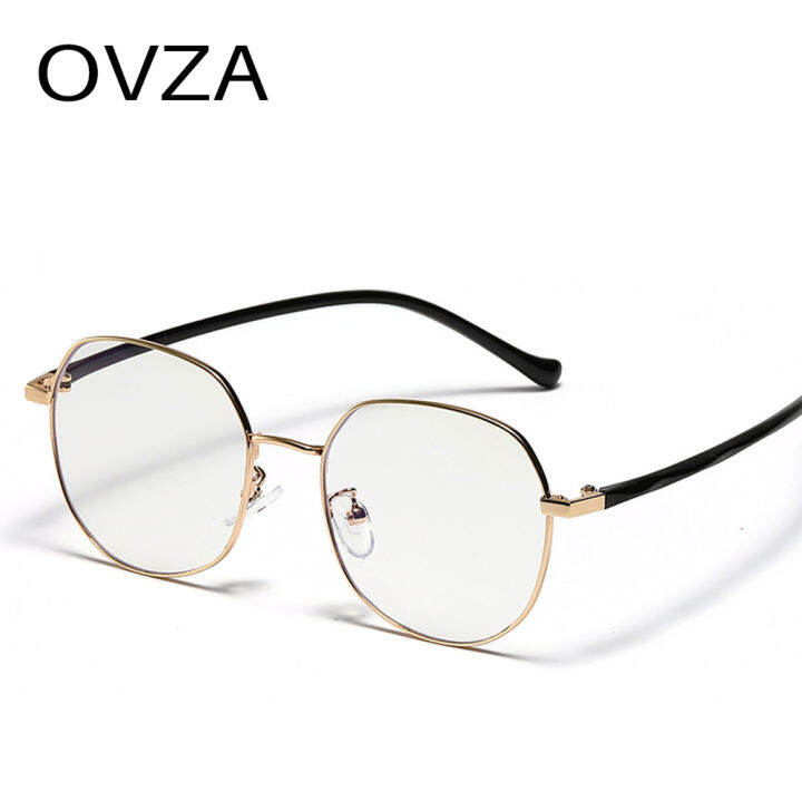 ovza-oval-anti-blue-light-แว่นตาผู้ชาย2022ใหม่กรอบแว่นตาแฟชั่นผู้หญิงใหม่-s2095