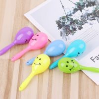 24pcs Noise Maker Smiling Face Neon Maracas Fiesta Party Supplies Party Favors Noisemaker Mexican Party Decorations Toys