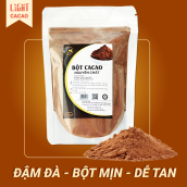 HCMBột cacao nguyên chất không đường Light Cacao - gói 100gr