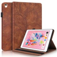 【A PRETTY】3D Tree Embossed สำหรับ iPad 9.7 2017 2018 Air 2 Air 1 5th 6th Generation Case แท็บเล็ต Funda สำหรับ iPad Pro 9 7 Case Cover