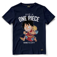 เสื้อวันพีซ One Piece ลาย ลูฟี่ Luffy มี สีกรม และ สีเหลือง เสื้อยืดลำลองฤดูร้อน S-5XL