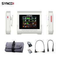 SYNCO G3 2.4G ระบบไมโครโฟนไร้สายไมค์พร้อมตัวรับสัญญาณสองช่องสัญญาณ + เครื่องส่งสัญญาณ2ชิ้นไมโครโฟนแบบหนีบสูงสุดช่วงที่มีประสิทธิภาพ250M 8G บนบอร์ดหน่วยความจำลดเสียงรบกวนอัจฉริยะในตัว5 EQ สำหรับกล้องคอมพิวเตอร์สมาร์ทโฟน