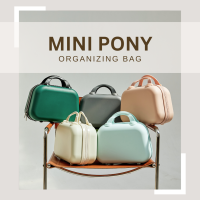 กระเป๋าเสริมสำหรับกระเป๋าเดินทาง Mini Pony มีสายคล้องล้อคกระเป๋าเดินทาง อเนกประสงค์จุของเยอะ ช่วยจัดระเบียบ สไตล์มินิมอลน่ารัก