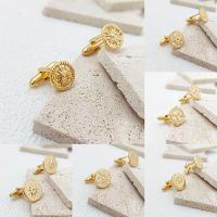 【hot】 for Men Gold Color Shirt Cuff Pins Male Jewelry Accessories