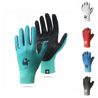 hotx【DT】 Men Cycling Gloves Breathable Non-slip Motorcycle MTB Fishing