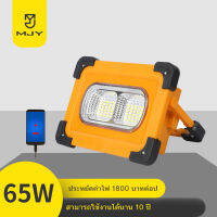 Homelove ไฟฉุกเฉิน ไฟสปอตไลท์ 36W 65W แสงขาว Solar light ไฟแค้มปิ้ง ไฟพลังงานแสงอาทิตย์ ไฟโซล่าเซลล์ พาวเวอร์แบงค์ ชาร์จUSB