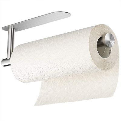 【CW】 30cm large Adhesive Wall Mounted Toilet Paper Roll Holder Racks Tissue Organizer