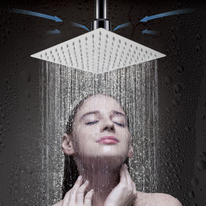 rotatable-wall-or-ceiling-mounted-stainless-steel-waterfall-top-shower-head-spa-bath-faucet-overhead-shower-arm-81012-inch