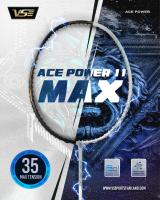 ไม้แบดมินตัน vs รุ่น ace power 11 max 4U แถมเอ็น กริปยาง ซอง ประกัน