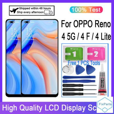 ต้นฉบับ AMOLED สำหรับ OPPO Reno4 5กรัม Reno4 F Reno4 Lite จอแสดงผล LCD Touch Screen Digitizer สำหรับ OPPO Reno4F Reno4Lite เปลี่ยน