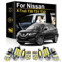 ❍ For Nissan XTrail X Trail T32 T31 T30 2002-2020 Car Interior LED Light Seat Roof Map Dome Trunk License Plate Lamp Canbus