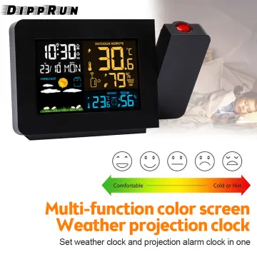 Cheap Digital Thermohygrometer Clock Wall Hanging Mini Electronic