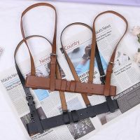 【CW】 slim women  39;s Shoulder belt sex lady female bondage harness Hatcyggo vest Adjustable length pu leather waist waistband