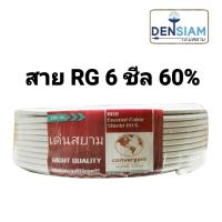 สั่งปุ๊บ ส่งปั๊บ?Convergent สาย RG 6 ชีล 60% ยาว 100 เมตร