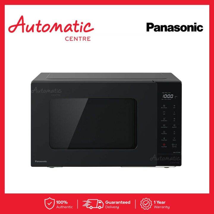Panasonic NNGT35NBLPW 24 Liters Microwave Oven with Dual Cooking Tech