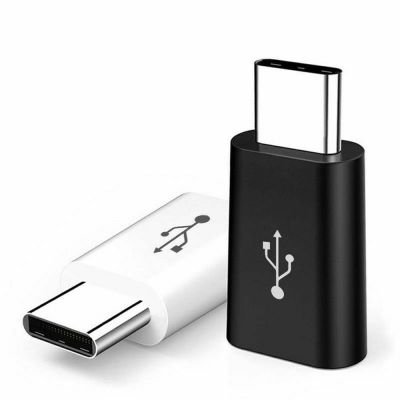 อะแดปเตอร์ตัวผู้แปลงไมโคร USBตัวเมียเป็น Type C ตัวผู้,อุปกรณ์เสริมสำหรับชาร์จ USB-C Micro-B 1/5ชิ้น