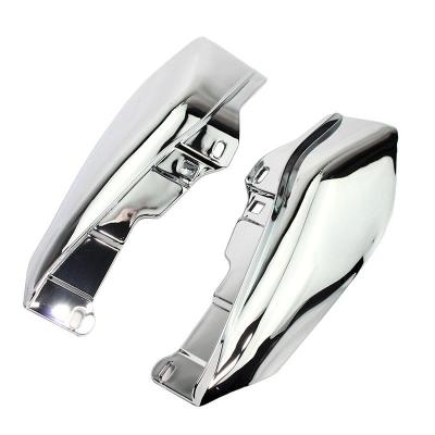 รถจักรยานยนต์ Chrome Heat Shield Mid-Frame Air Deflector Trim สำหรับ Harley Touring Street Glide FLHX 2009-2016 2015 2014 2013 2012 11