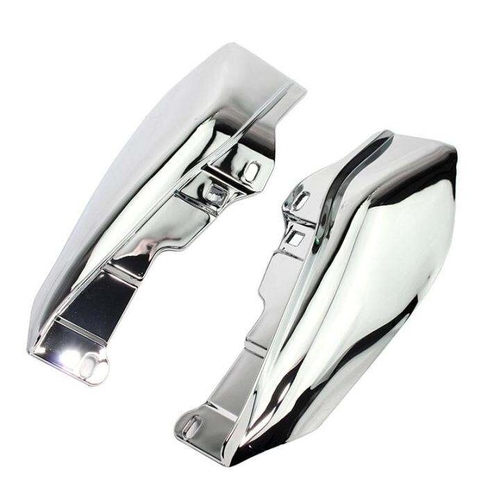 รถจักรยานยนต์-chrome-heat-shield-mid-frame-air-deflector-trim-สำหรับ-harley-touring-street-glide-flhx-2009-2016-2015-2014-2013-2012-11