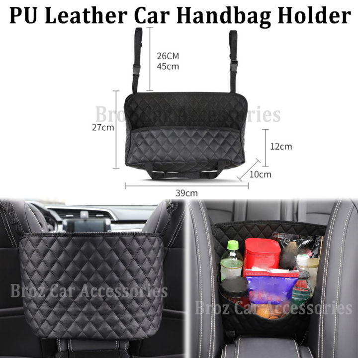 Universal Car Seat Storage Car Handbag Holder Bag Car Net Pocket