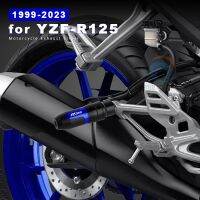 แผ่นเลื่อนอลูมิเนียมไอเสียรถจักรยานยนต์สำหรับยามาฮ่า YZF-R125 2023อุปกรณ์เสริม YZFR125 2010-2022 2019 2020ฝาครอบป้องกัน2021