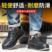 Cách nhiệt 6KV lao động bảo hiểm giày nam chống đập đâm thủng mùa hè